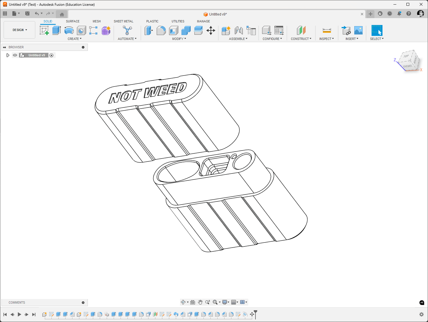 Yet another cigarette container 3d model