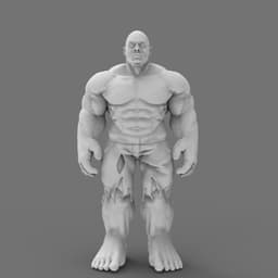 Rock x Hulk STL file 3d model
