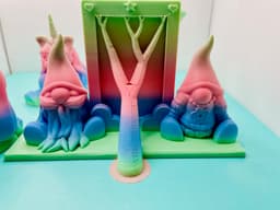 Gnome Picture Frame for Instax Film 3d model