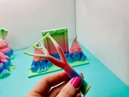 Gnome Picture Frame for Instax Film 3d model
