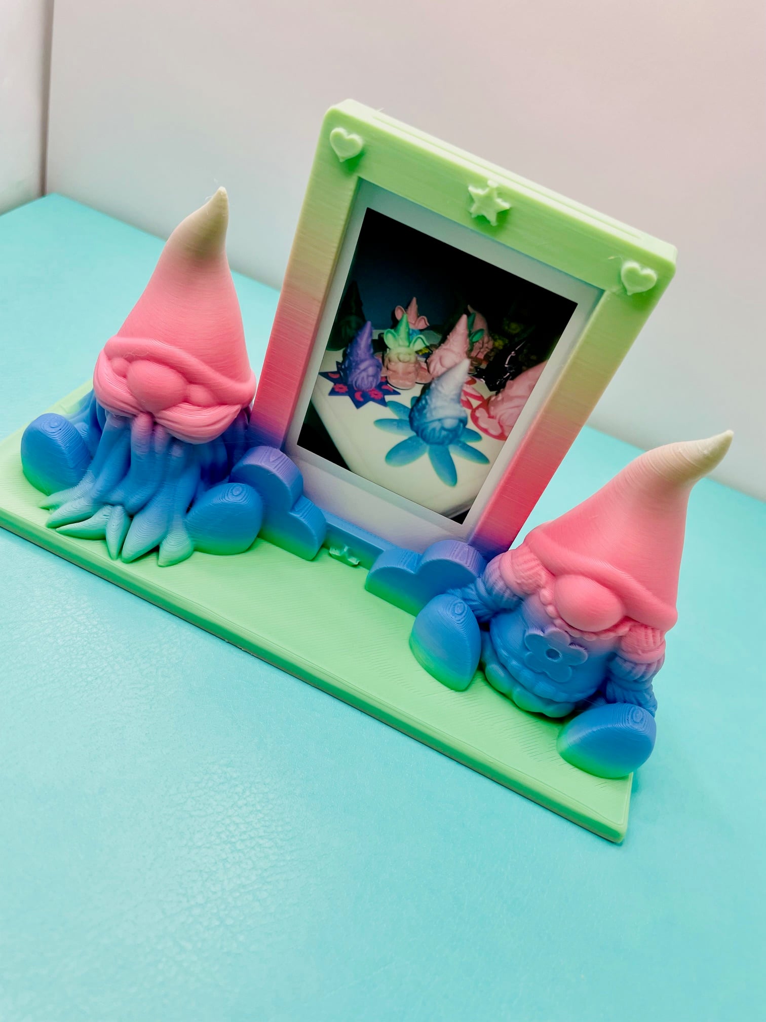 Gnome Picture Frame for Instax Film 3d model