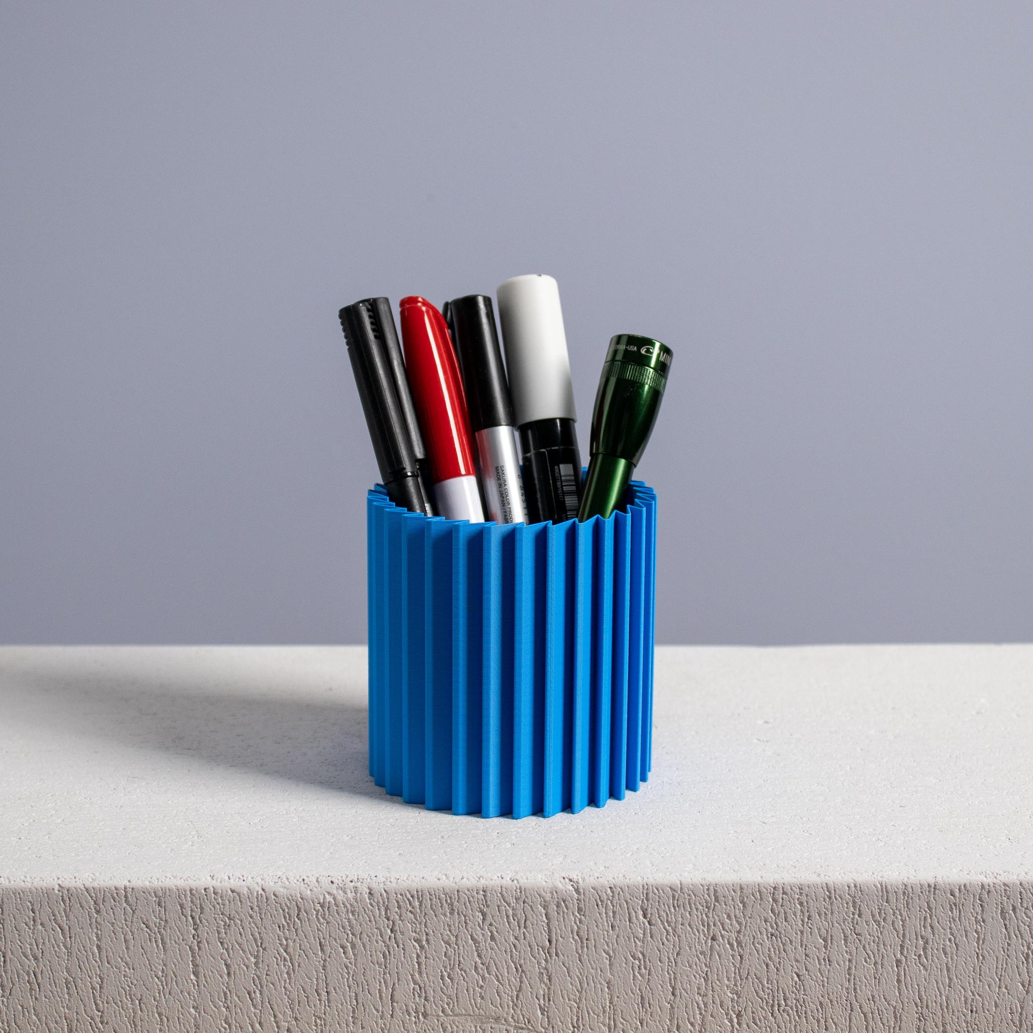  Turbine Pencil Holder, Vase Mode, Slimprint 3d model