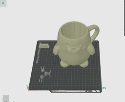 Seal Ice Cream Mug 3d model