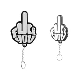 F*ck You Keychain, Middle Finger Keyring, Fidget Toy, Funny Gift, Ready for Instant 3D Print 3d model