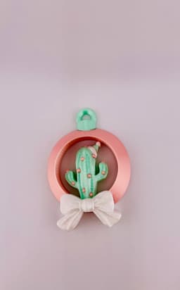 Cactus Ornament Set 3d model