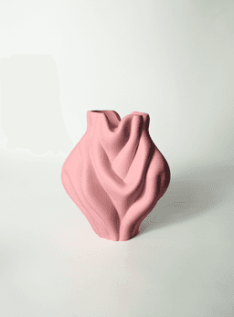 Pink Cloud Vase 3d model