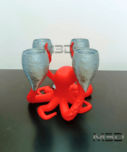Octopus Candlestick / no supports / 3mf included 3d model