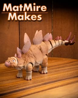 Stegosaurus - Articulated Figure 3d model