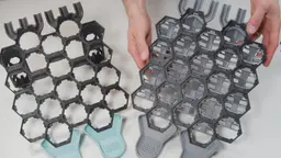 Hextraction Game Boards 3d model