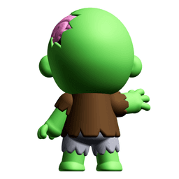 Cute Cryptid Littlest Zombie 3D Printable Figure – Undead Monster STL 3d model