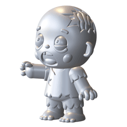 Cute Cryptid Littlest Zombie 3D Printable Figure – Undead Monster STL 3d model