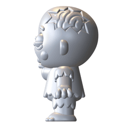 Cute Cryptid Littlest Zombie 3D Printable Figure – Undead Monster STL 3d model