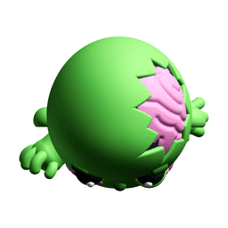 Cute Cryptid Littlest Zombie 3D Printable Figure – Undead Monster STL 3d model
