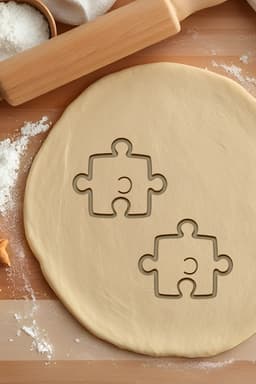 Puzzle Cookie Cutter, Biscuit Cutter 3d model