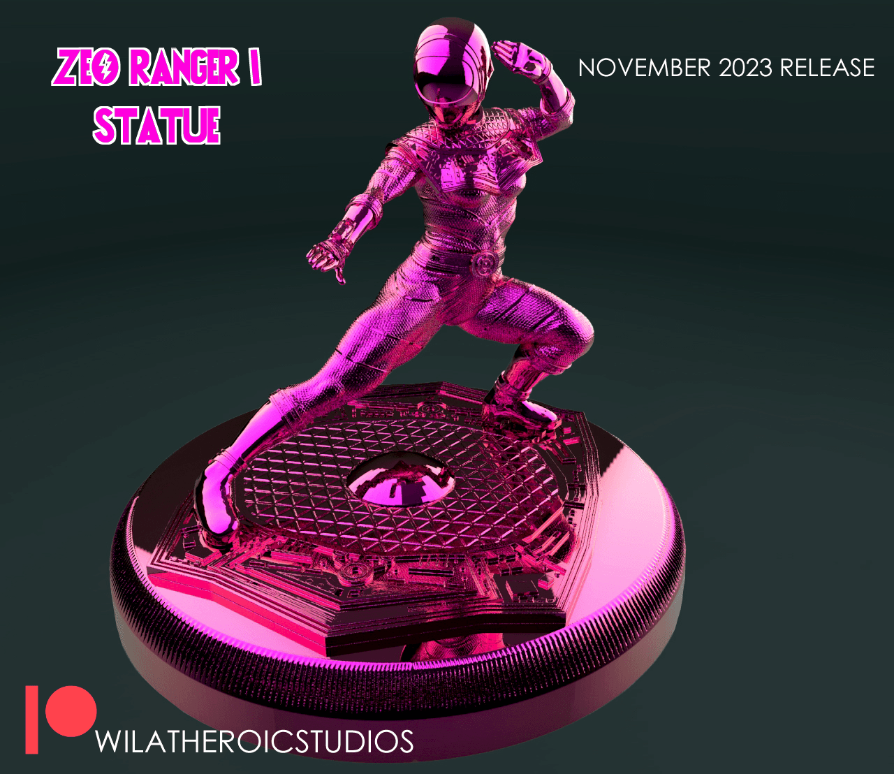Zeo Ranger I Statue 3d model
