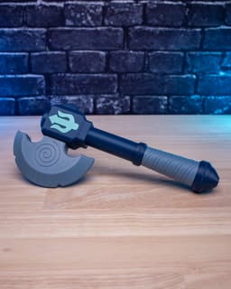Wavebreaker - Axe Prop Kit | No Supports, No AMS, No Glue 3d model