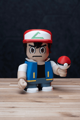 Ash Chunkum - Pokemon Kit | No Supports, No AMS, No Glue 3d model