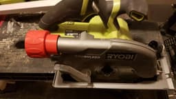 "Quick" connector vaccum hose adapter for Ryobi R18CS7 circular saw 3d model