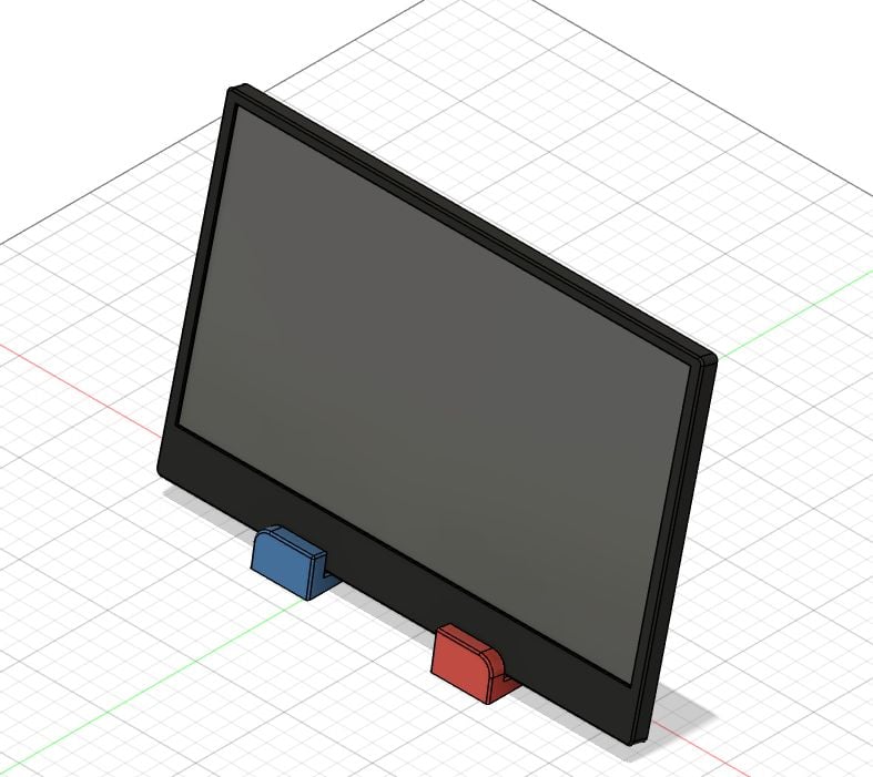 MobileDisplay Stand and Case 3d model