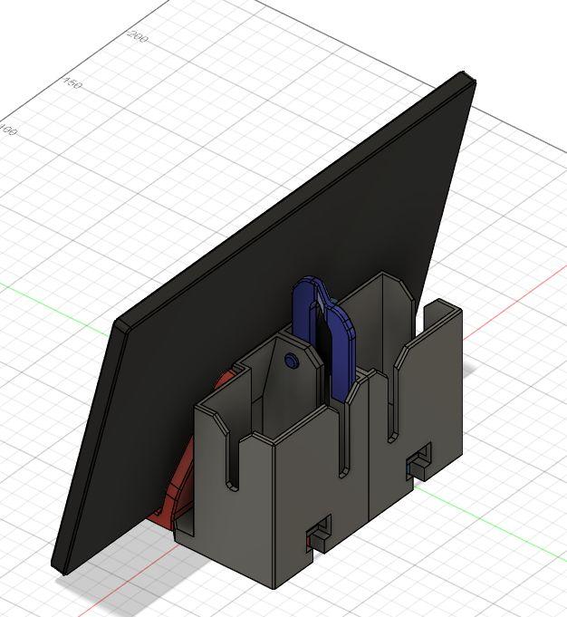 MobileDisplay Stand and Case 3d model