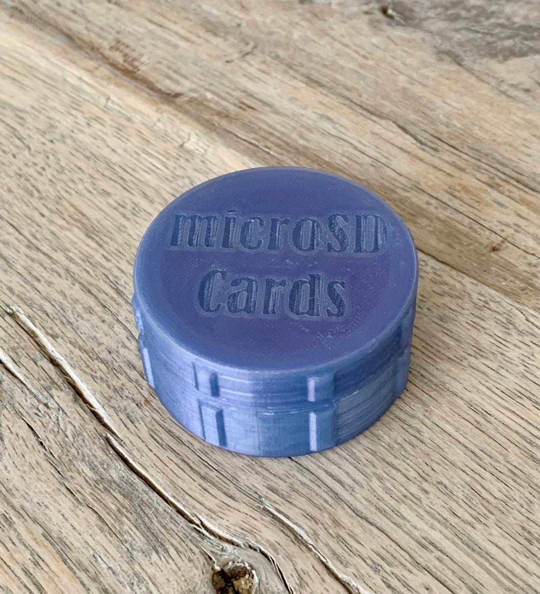 MicroSD Card holder v2 3d model