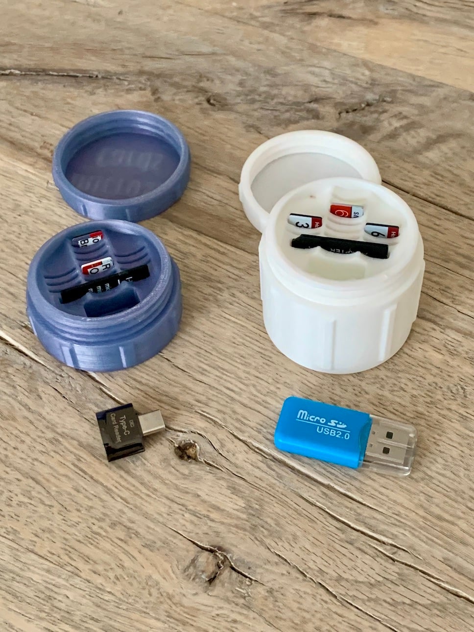 MicroSD Card holder v2 3d model