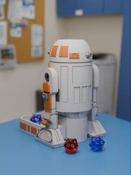 R3-series Astromech Droid Dice Tower - Star Wars 3d model