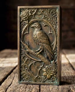 Gothic Raven Sliding Lid Box 3d model