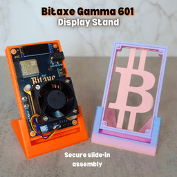 Bitaxe Gamma 601 Display Stand 3d model