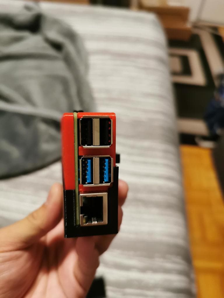raspberry pi 4 model b mount for ender 3 v3 se 3d model
