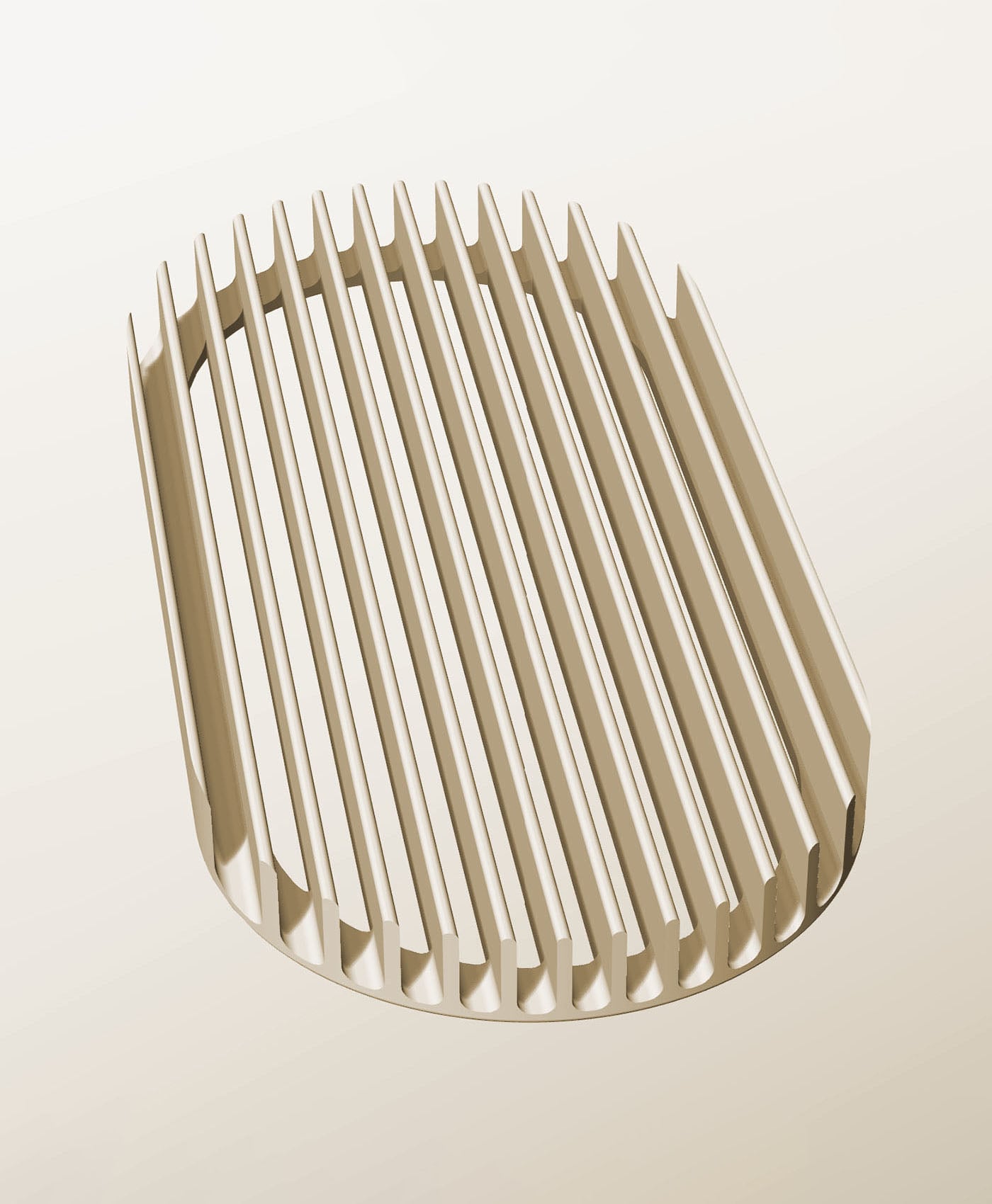 ARX96-15 Slotted Rack With Louvers - Slotted Dry Rack 3d model