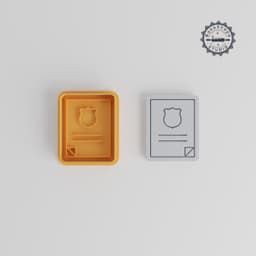 Shape Cutter & Stamp for Cookies, Fondant, Set of 6, Includes Small, Medium, Large, Versatile for Education or School Projects PRODUCT_2942 3d model
