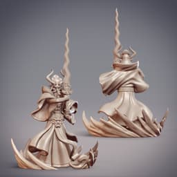 Tengu Sword Saint - Kenseibo, Daitengu Zuijin (Pre-supported) 3d model