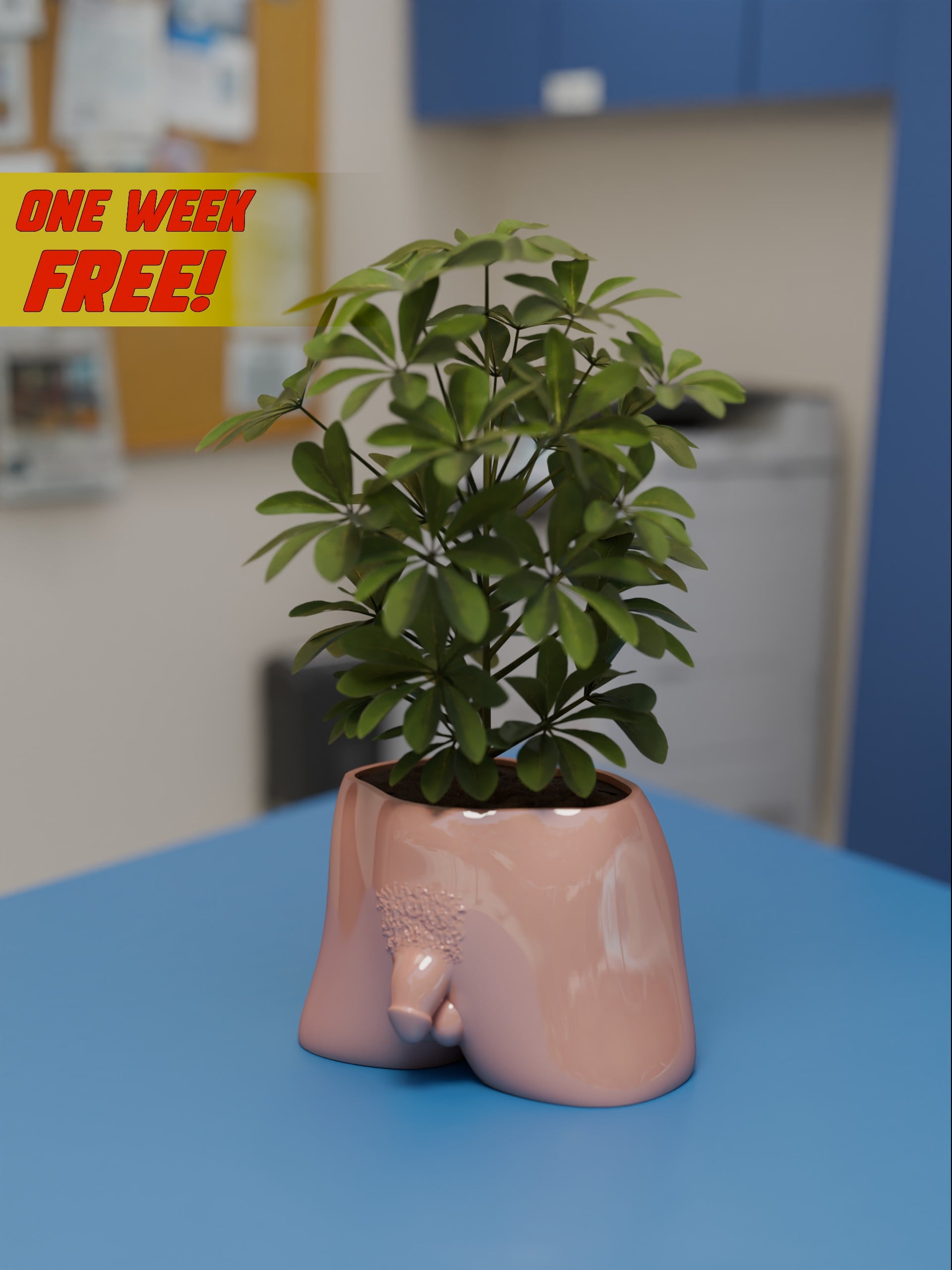 Dickie Planter 3d model