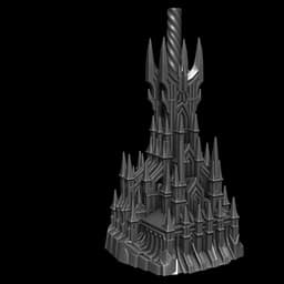Sauron Tower Display – Lord of the Rings Statue 3d model