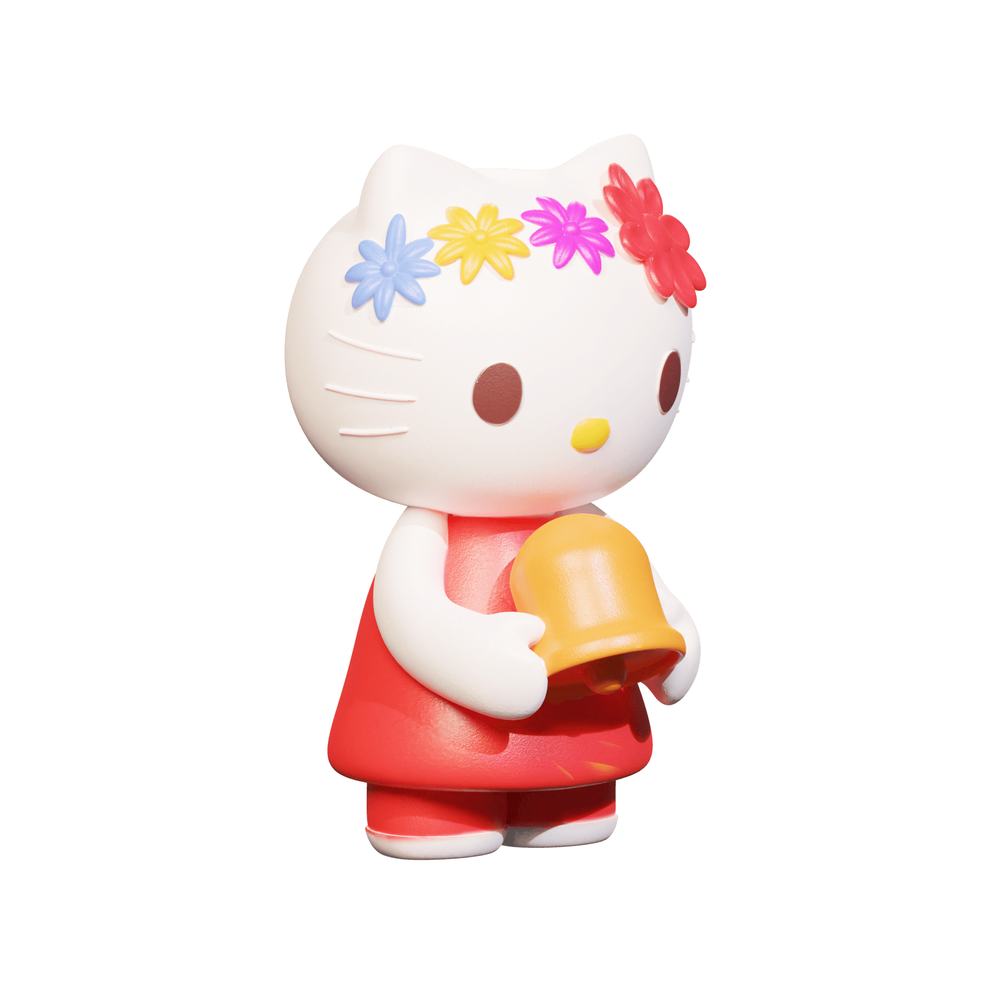 Hello Kitty Bell 3d model
