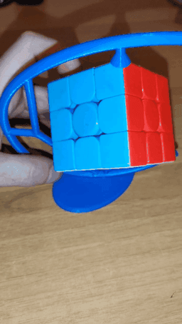 Rubik's Cube Display Stand (3D Printable Holder).3mf 3d model