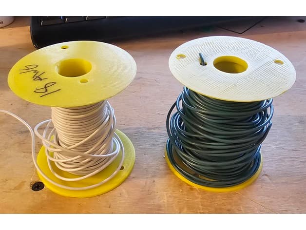 Wire Spool - Easy to Print! 3d model