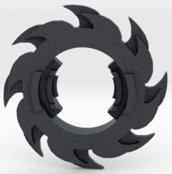 BEYBLADE SLAYER | COMPLETE | GHOST SERIES 3d model