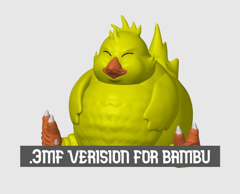 Pre painted Chubby Chocobo 3d model