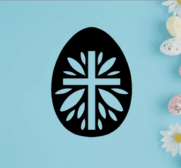 EASTER EGG ORNAMENT 3d model