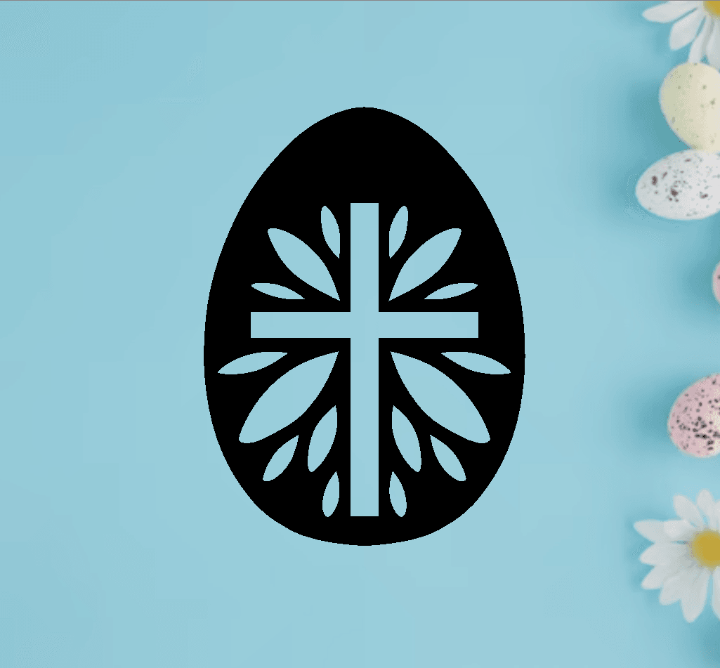 EASTER EGG ORNAMENT 3d model