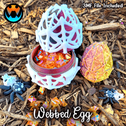 Webbed Egg 3d model