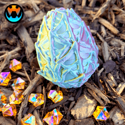 Webbed Egg 3d model