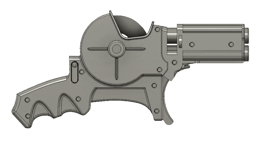 Batman 2022 grapple gun 3d model