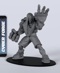 Mam-Ra Xan - With Free Cyberpunk Warhammer - 40k Sci-Fi Gift Ideas for RPG and Wargamers 3d model