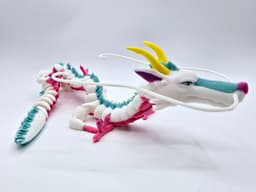 Haku - Flexi Spirited Away Dragon 3d model
