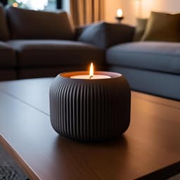 Minimalist Design Tealight Holder 3d model