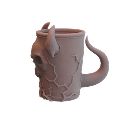Skull Mug 3d model