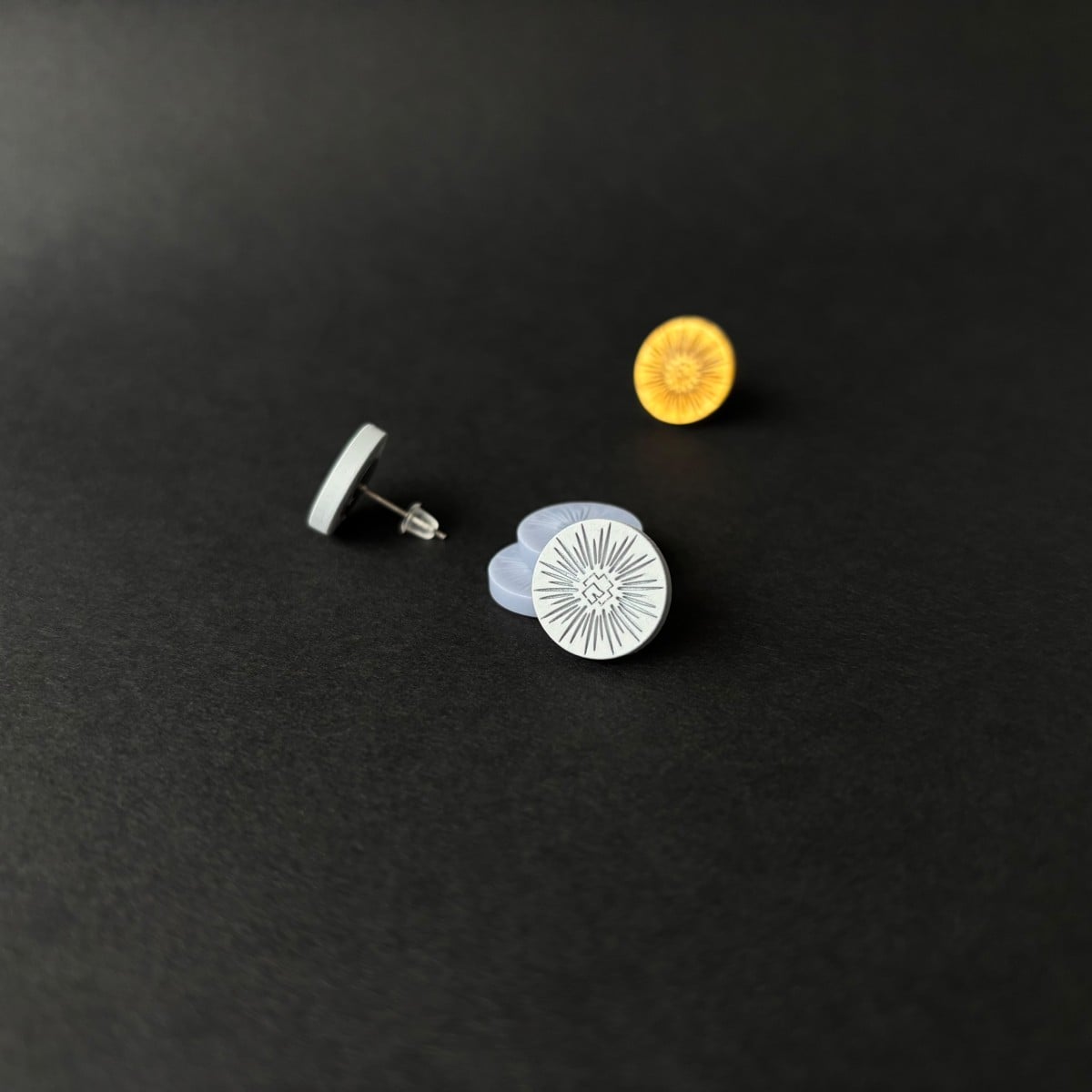 Rammstein ear stud (12 mm) 3d model